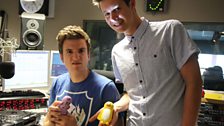 Greg's unimpressed with his torch, a gift from Headmistress Laura. Researcher Ian however is very pleased!