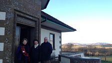 Kirriemuir's cricket pavillion which also houses a camera obsurer, both of which were donated as gifts by J.M.Barrie.