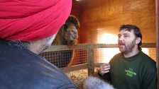 Hardeep at London Zoo