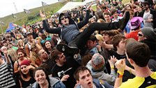 Crowds at glasgowbury 2012