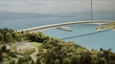 Model of the Skye bridge