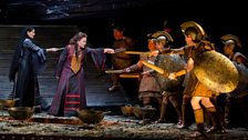 Jacqueline Antaramian as Andromache and Deborah Voigt as Cassandra in Berlioz's "Les Troyens."