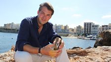 James Holland in St Paul’s Bay with ...