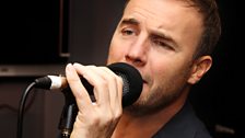 Robbie Williams & Gary Barlow in the Live Lounge - 7 October 2010 - 4