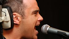 Robbie Williams & Gary Barlow in the Live Lounge - 7 October 2010 - 5