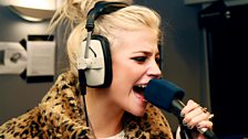 Pixie Lott in the Live Lounge 09 Oct 10 - 1