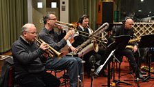 Bryan Ferry's Jazz Orchestra In Session at ý Maida Vale.