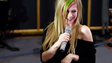 Avril Lavigne in the Live Lounge - 8 March 2011 - 6