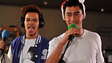 16 Dec 11 - Rizzle Kicks in the Live Lounge - 1