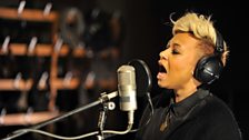 14 Feb 12 - Emeli Sande in the Live lounge - 7