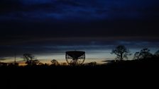 The Lovell Telescope at dusk