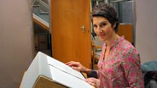 Tamsin Greig records her narration