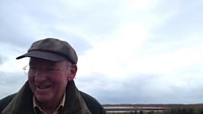 Bernard Bishop, the long standing warden at Norfolk Wildlife Trust's Cley Marshes.