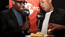 It's been Tinie's year, so Vis offers him cake but who's that stealing one?!