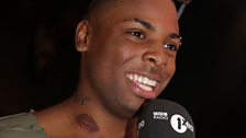 New up-and-coming artist Teezy, check his tattoos!