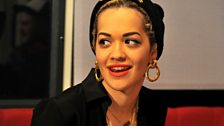 13 Feb 12 - Rita Ora in the Live lounge - 1