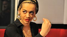 13 Feb 12 - Rita Ora in the Live lounge - 2