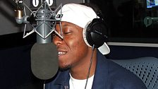 Dizzee Rascal in the studio - 2