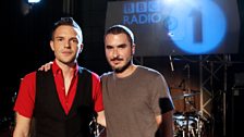 Brandon Flowers & Zane Lowe