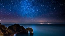 Milky Way above Durdle Door