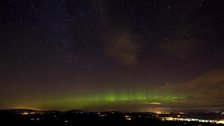 Aurora over the Chapel of Garioch