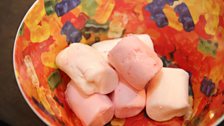 Ew, it's Fearne's chewed up marshmallows!