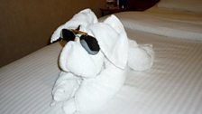 Towel sculptures! - 3