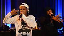 A$AP Rocky in session at Future Festival