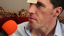 Rob Brydon playing the post-it note game