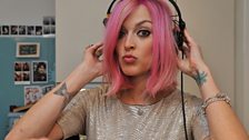 Fearne's new pink hair