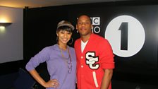 Reggie Yates with Keri Hilson