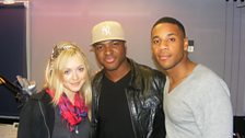 Fearn & Reggie with Taio Cruz