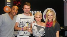 Fearne & Reggie with Alphabeat