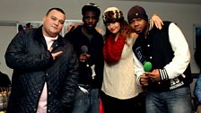 Charlie Sloth, Wretch 32, Yasmin & J2K take a break from Hip Hop karaoke