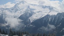 An amazing view of the mountains in Mayrhofen, Austria