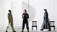 Kim Begley as Captain Vere, Benedict Nelson as Billy Budd and Matthew Rose as Claggart