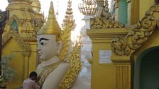 Praying at the Shwedagon