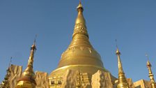 Shwedagon pagoda – visible across Rangoon