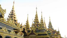 Shwedagon pagoda in central Rangoon, 19 Dec 2012