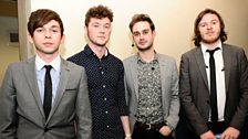 The guys backstage at the Ulster Hall