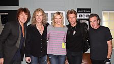 Bon Jovi with Jo Whiley