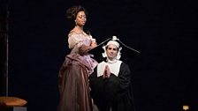 Pretty Yende as Countess Adèle and Juan Diego Flórez as Count Ory in Rossini's "Le Comte Ory."