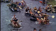 Sheffield University students make their own rafts