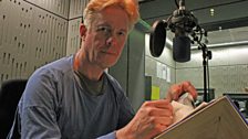 Alex Jennings in studio