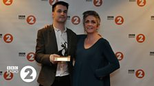 Best Traditional Track winner Jim Moray with Denise Mina who presented the award