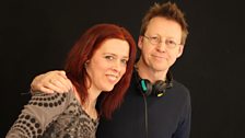 Folk star Kathryn Tickell with Simon