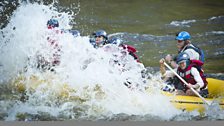 Greg James rows the Zambezi