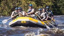 Greg James rows the Zambezi