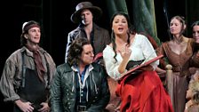 Matthew Polenzani as Nemorino and Anna Netrebko as Adina in Donizetti’s “L’Elisir d’Amore.”