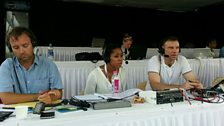 The TMS "Commentary Box" at the BKC in Mumbai